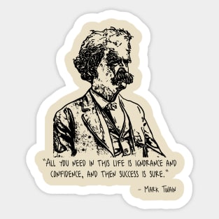 Mark Twain Sticker